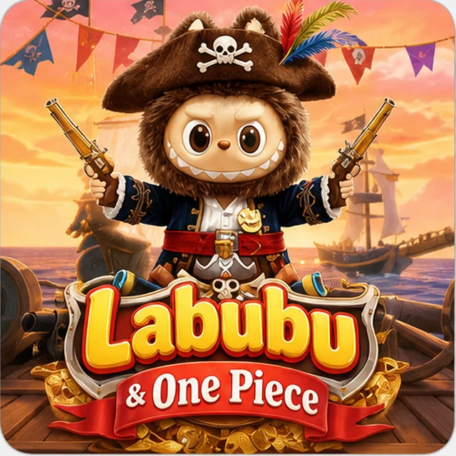 Sampul game Labubu & One Piece
